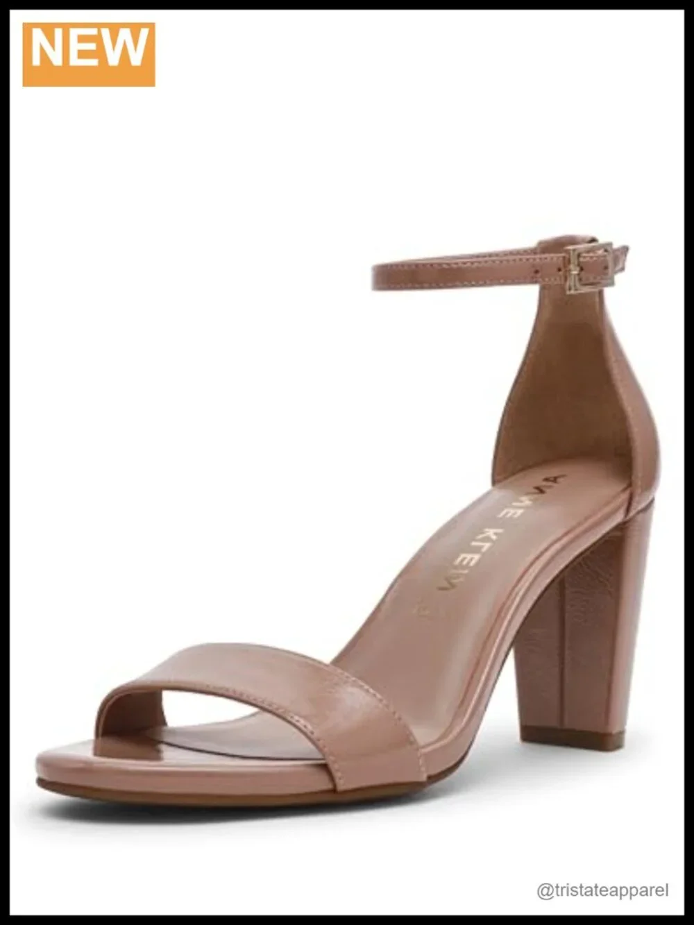 Kourtney Platform Heeled Sandal Open Toe Ankle Strap Slip On Dressy